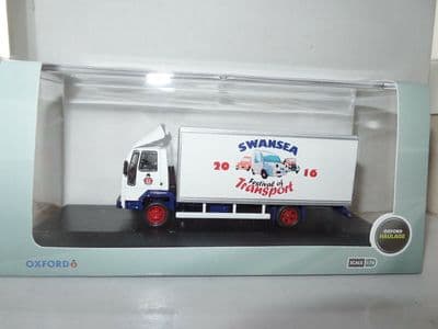 Oxford 76SP108 SP108 Ford Cargo Box Van Swansea Festival Transport 2016