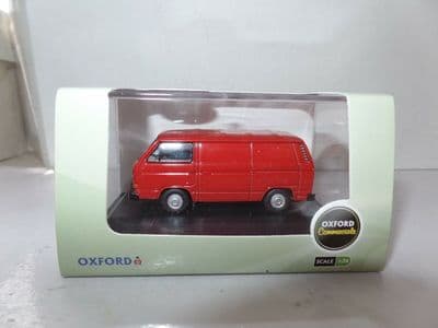 Oxford 76T25007 T25007 1/76 OO Volkswagan VW T25 Transporter Van Orient Red