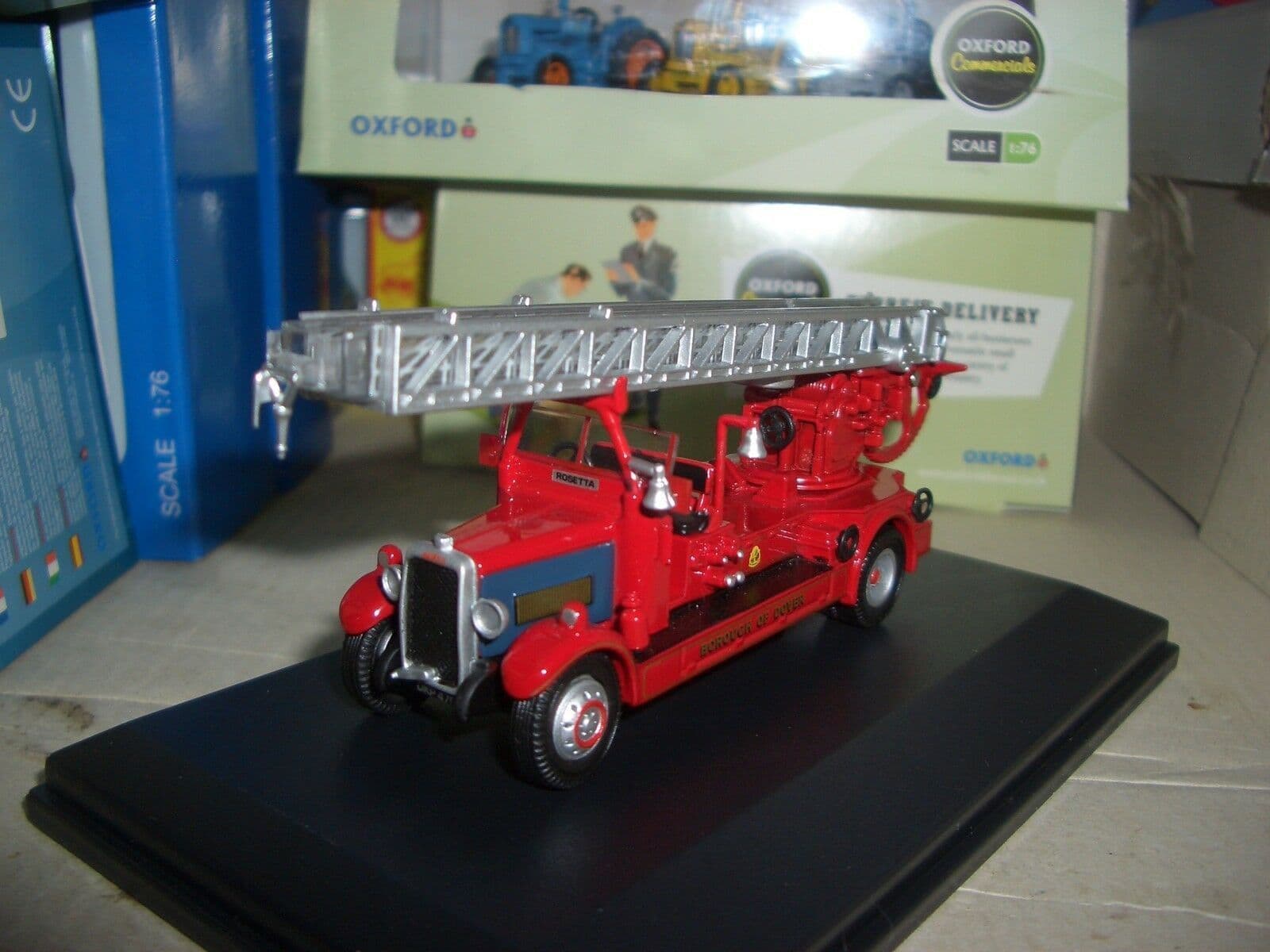 Oxford 76TLM005 TLM005 1/76 OO Scale Leyland TLM Fire Engine Dover Kent