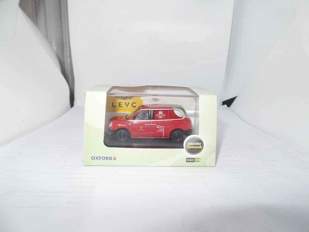 Miniature Taxi Électrique LEVC 1:76 OO Oxford Diecast 76TX5001 - Noire, BNIB (Boîte Neuve)