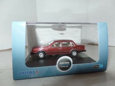 Oxford 76VO002 VO002 1/76 OO Scale Volvo 760 Red Wood Redwood Metallic