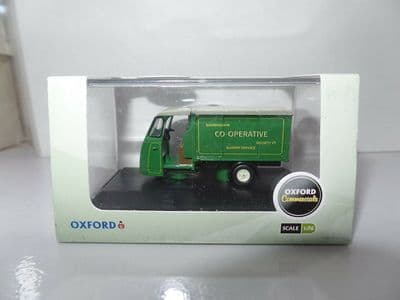 Oxford 76WE008 WE008 1/76 OO Scale Milk Float COOP BIRMINGHAM Bakery Green