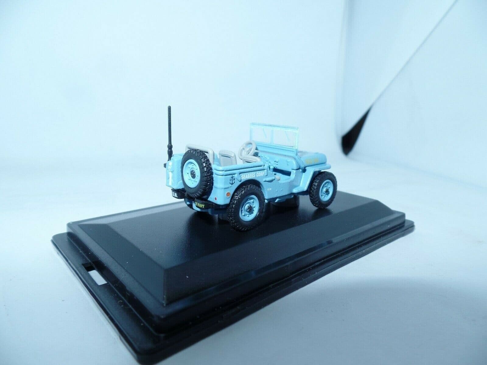 Oxford Diecast 1:76 76CV002 – Caravan In Scala OO Gauge, Colore Crema E Blu, Modellismo Ferroviario - Foto 2