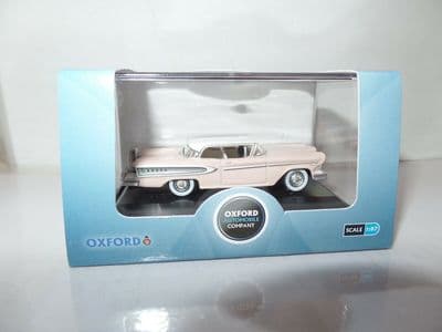 Oxford 87ED58003 ED58003 1/87 HO Scale Edsel Citation 1958 Chalk Pink Frost White