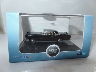 Oxford 87LC56001 LC56001 1/87 HO Scale 1956 Ford Continental MkII Presidential Black