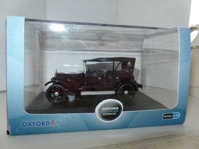 Oxford 43AHT002 AHT002 1/43 Austin Heavy Twelve 12 12/4 Car Maroon MIMB