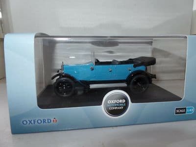 Oxford 43AHT004 AHT004 1/43 O Scale Austin Heavy Twelve 12 12/4 Car Kingfisher Blue