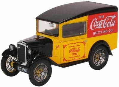 Oxford 43ASV008 ASV008 1/43 O Scale Austin 7 Seven RN Van  Coca Cola