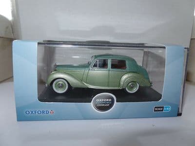 Oxford 43BN6002 BN6002 1/43 O Scale Bentley MK VI 6 Balmoral / Ice Green Metallic MIMB