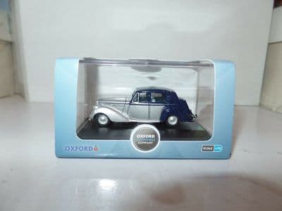 Oxford 43BN6004 BN6004 1/43 O Scale Bentley MK VI 6 Midnight Blue Shell Grey MIMB