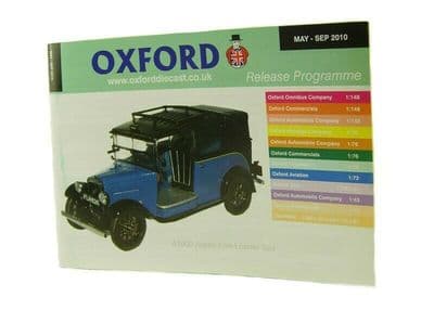 Oxford Diecast Catalogue 2010 May 2010 - September 2010 blue taxi