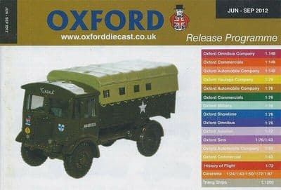 Oxford Diecast Catalogue 2012 June 2012 - September 2012 Matador