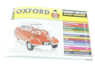 Oxford Diecast Catalogue 2015  February 2015 - May 2015 Bubble