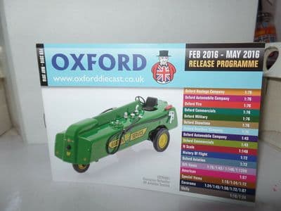Oxford Diecast Catalogue 2016 Feb 2016 - May 2016 fuel