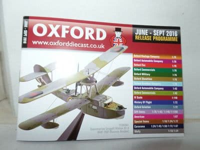 Oxford Diecast Catalogue 2016 June 2016 - September 2016 Walrus