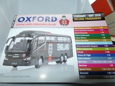 Oxford Diecast Catalogue 2018 February 2018 -  May 2018 Irizar