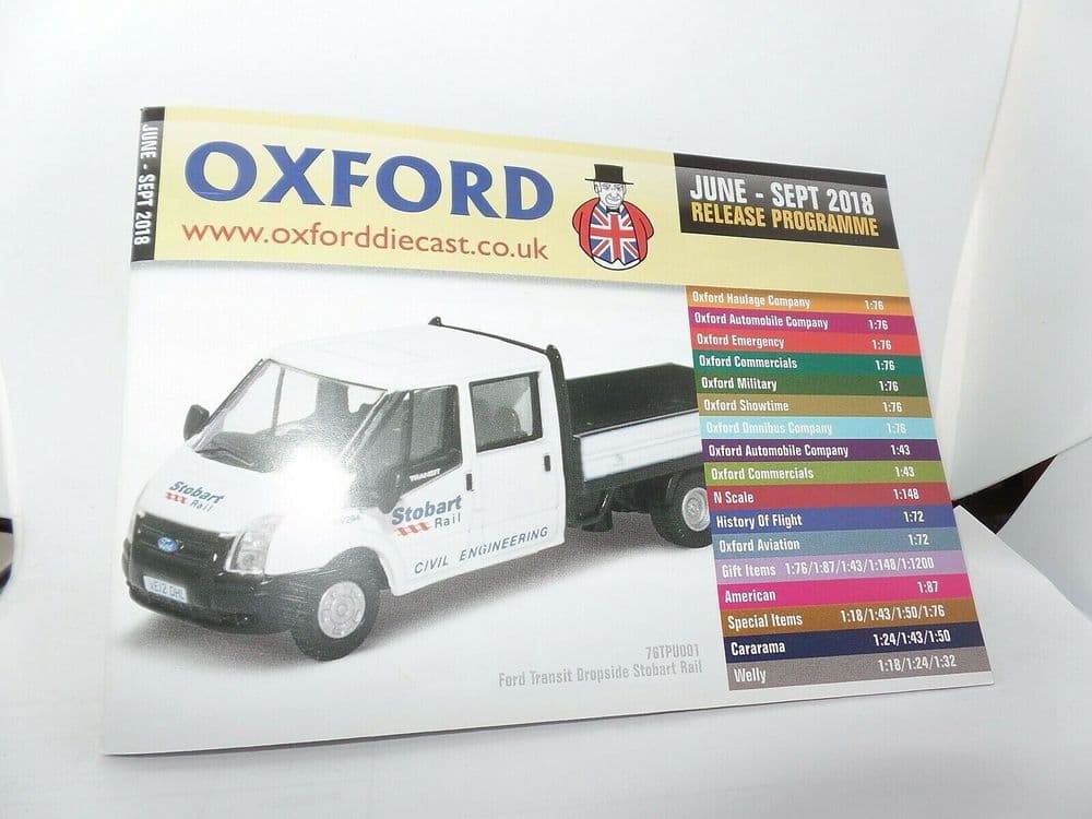 Oxford Diecast Catalogue 2018 June September 2018 TPU001