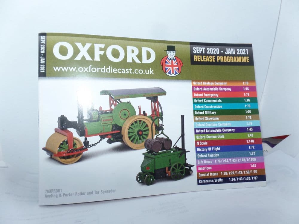 Oxford Diecast Catalogue 2019 September 2020 January 2021