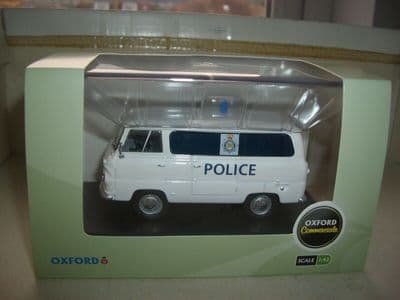 Oxford 43FDE012 FDE012 1/43 O Scale Ford 400E Thames Van Minibus Glamorgan Police Beacon