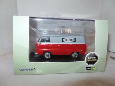 Oxford 43FDE015 FDE015 1/43 O Scale Ford 400E Thames Van  Rediffusion TV Rentals