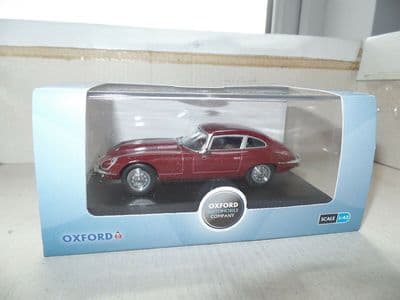 Oxford 43JAGV12003 1/43 O Scale Jaguar E Type Mk Series 3 III V12 Regency Red