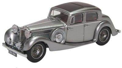 Oxford 43JSS007 JSS007 1/43 O SCale Jaguar SS 2.5 Saloon Gunmetal Silver Grey