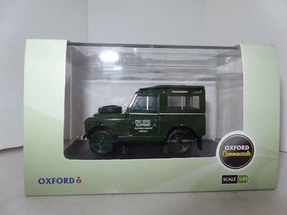 Oxford 43LR2S003 LR2S003 1/43 O Scale Land Rover II 2 Post Office Telephones
