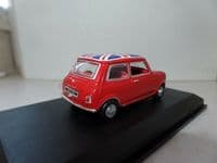 Oxford 43MIN023 MIN023 1/43 O Austin Mini Cooper Car Tartan Red Union Jack Roof