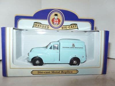 Oxford 43MM020 MM020 1/43 O Morris Minor 1000 Van TV Television License Investigation