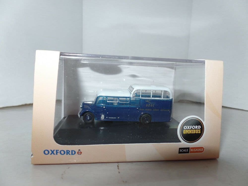 Oxford NCOM002 N Gauge 1/148 Commer Commando 11/2 Deck Coach BOAC ...