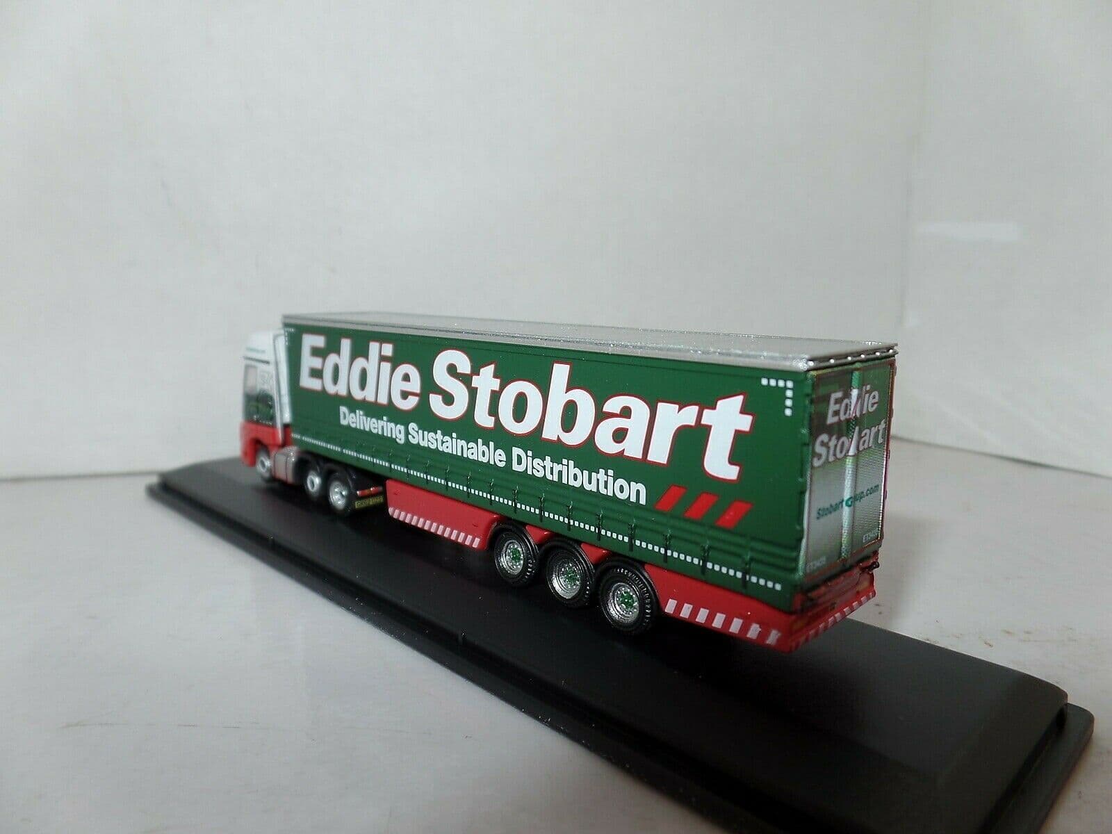 Oxford Diecast 1:148 Scale Mercedes Curtainside Truck – Eddie Stobart Livery, N Gauge Model, Brand New