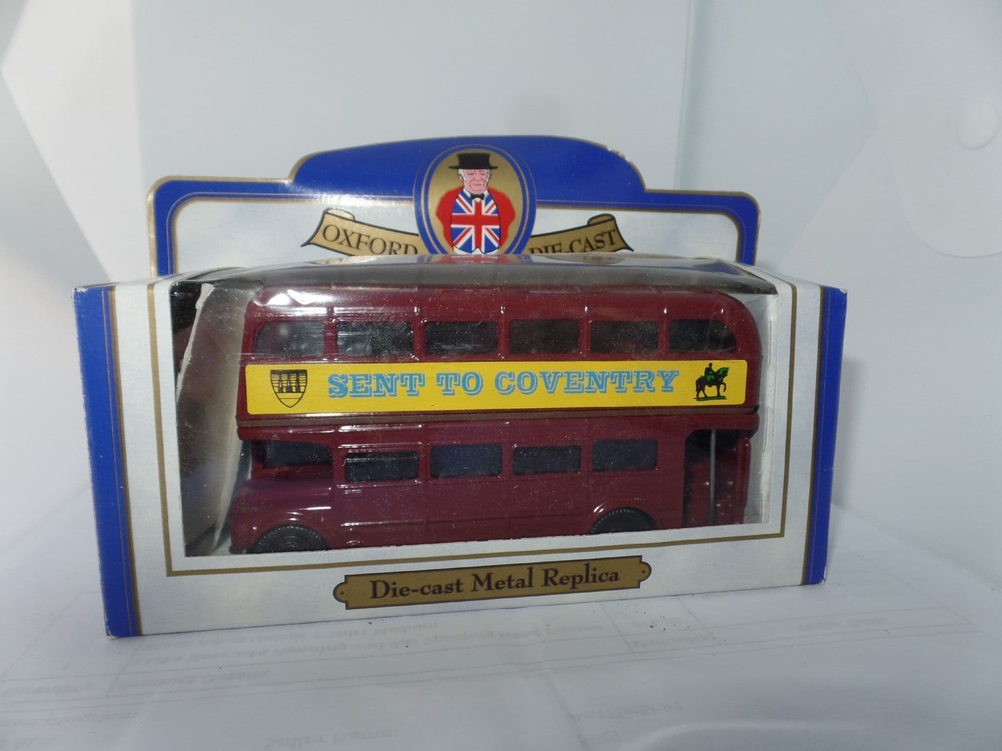 Oxford RM004 RM4 1/76 OO Scale London Routemaster Bus Sent to Coventry MIB