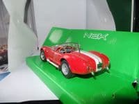 Oxford Welly 24002W 1/24 Scale  Shelby Cobra Red 1965 Poor Box