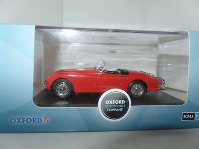 Oxford 43JAGXK150008 XK150008 1/43 O Scale Jaguar XK150 Roadster Carmen Red