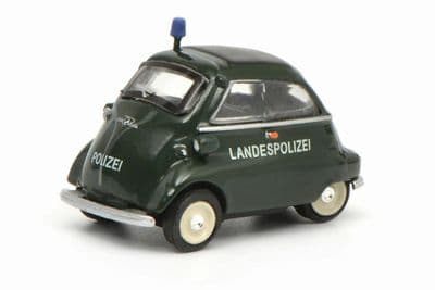 Schuco 26324 1/87 Scale BMW Isetta National Police Landespoizei