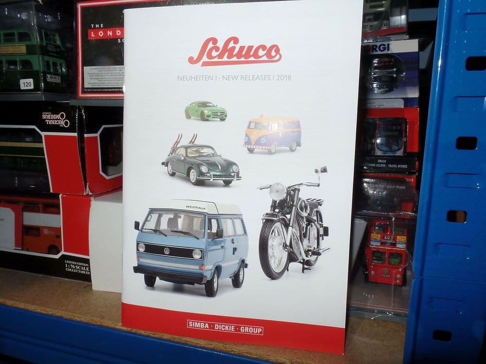 Schuco Diecast Catalogue New Items 2018 A5 Format