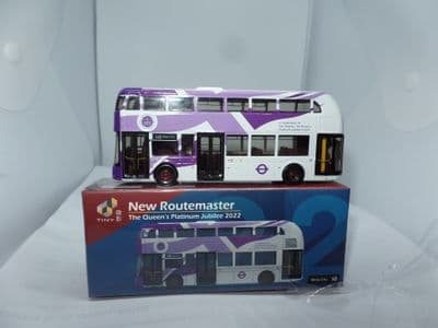 Tiny 64012 1/120 Scale New Routemaster Queens Platinum Jubilee Transport for London