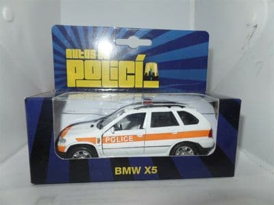 Welly 1/36 Scale BMW X5 Spanish Police Friction Drive