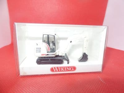 WIKING 658 02 31 HO 1/87  Terex HR-18 Mini Tracked Excavator Mini-Bagger White