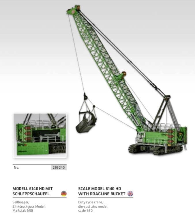 Sennebogen 6140 HD Dragline Bucket