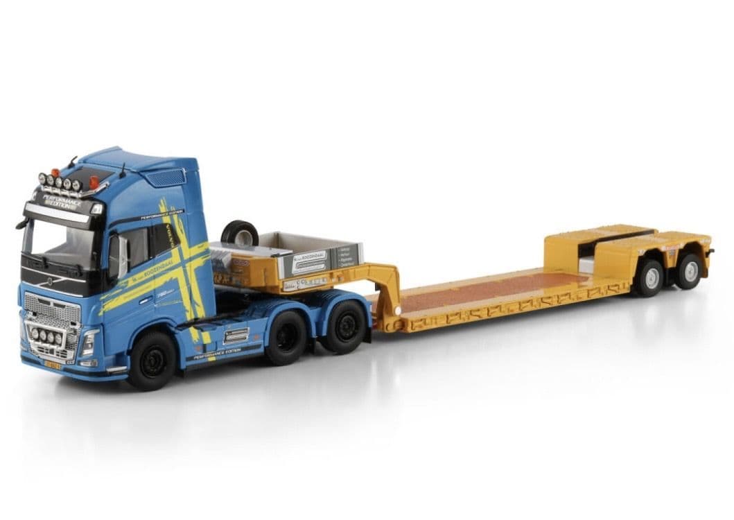 WSI VOLVO FH16 10×4 NOOTTEBOOM 1／50 WSI Volvo FH4 + Nooteboom 5-axle 'AltéAd' by Cranes Etc TV