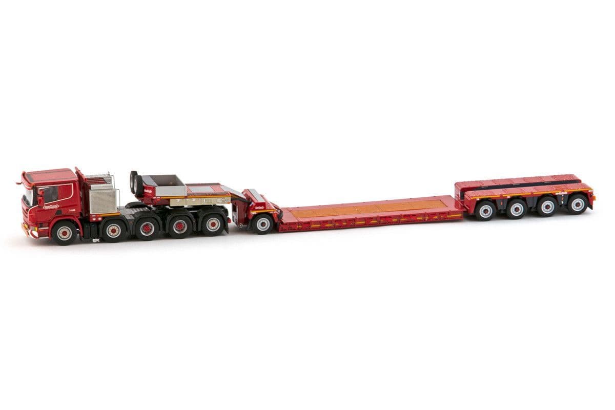 WSI Nooteboom Red Line Scania P6 Flat Roof 10x4 4 Axle