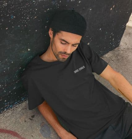 Black Shoe Chalk Tee
