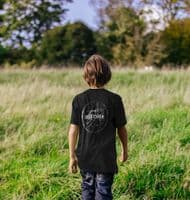 Kids eco Shoe Chalk Tee Black