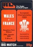 1980 WALES v FRANCE