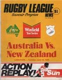 AUSTRALIA v NEW ZEALAND 1985 first test