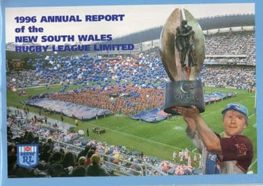 NSW RUGBY LEAGUE ANNUAL REPORT 1996