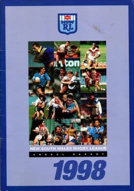NSW RUGBY LEAGUE ANNUAL REPORT 1998