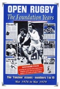 OPEN RUGBY FOUNDATION YEARS - The first 19 original issues.