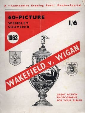 WAKEFIELD v WIGAN 1963 CUP FINAL